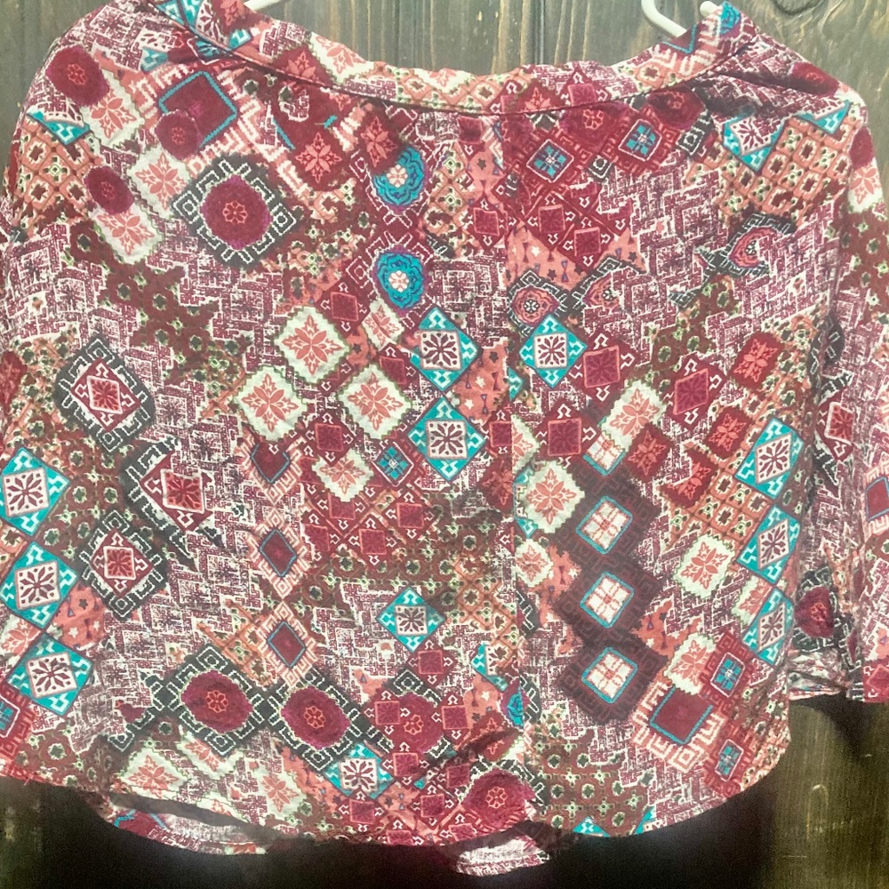COPY - Wet Seal patterned mini skirt